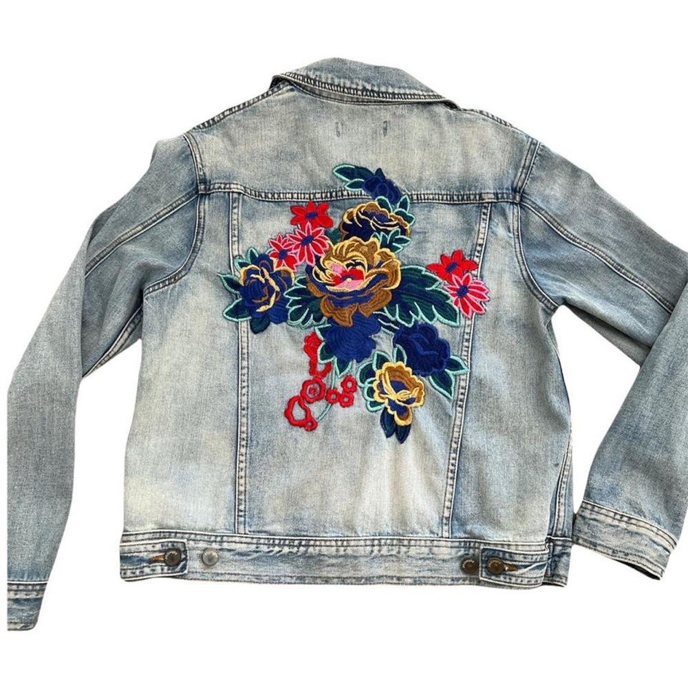 Philosophy Embroidered Jean Jacket